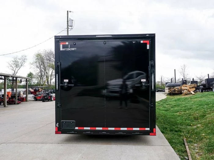 SLE Enclosed Trailers 8.5 X 24 Charcoal/Black Enclosed Trailer With Blackout Package Storage - Image 5