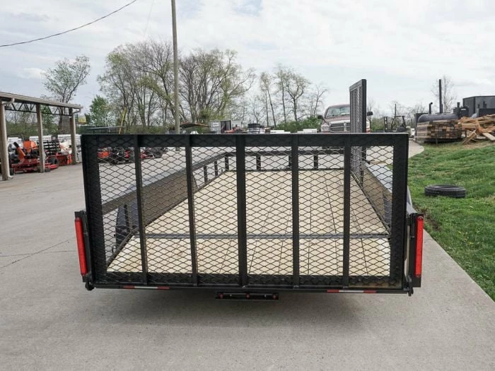 SLE Utility Trailers 6.4x14 Tandem Dovetail Utility Trailer With Side Gate - Image 5