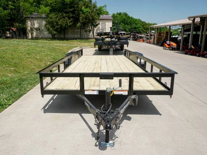 SLE Utility Trailers 7x20 Straight Deck Utility Trailer With No Gate (2) 3,500 Axles - Image 2