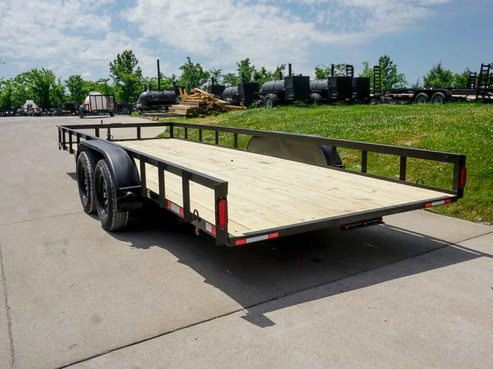 SLE Utility Trailers 7x20 Straight Deck Utility Trailer With No Gate (2) 3,500 Axles - Image 5