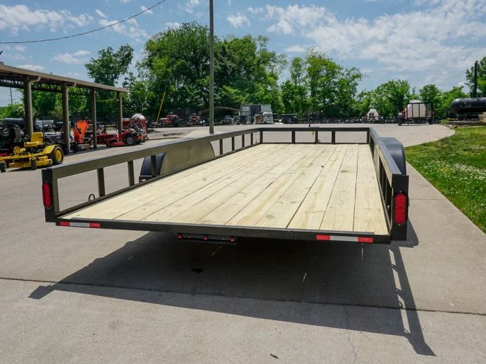 SLE Utility Trailers 7x20 Straight Deck Utility Trailer With No Gate (2) 3,500 Axles - Image 6