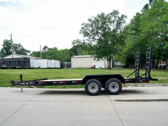 SLE Utility Trailers 7x16 IBeam Equipment Trailer (2) 5200lb Axles With Stand-Up Ramps - Image 3