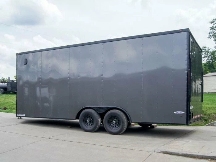 SLE Enclosed Trailers 8.5x20 Charcoal Enclosed Trailer With Blackout Package (2) 5200lb Axles Storage - Image 4