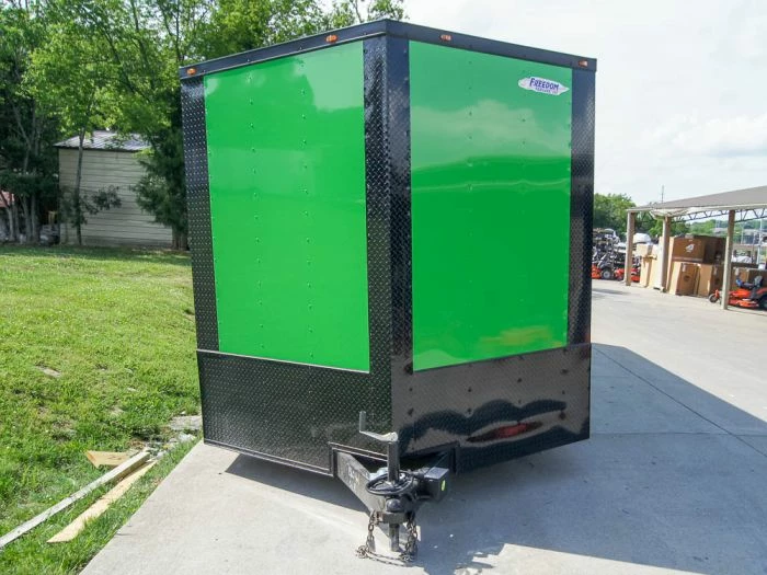SLE Enclosed Trailers 8.5x24 Lime Green Enclosed Trailer With Blackout Package (2) 5200lb Axles Storage - Image 2