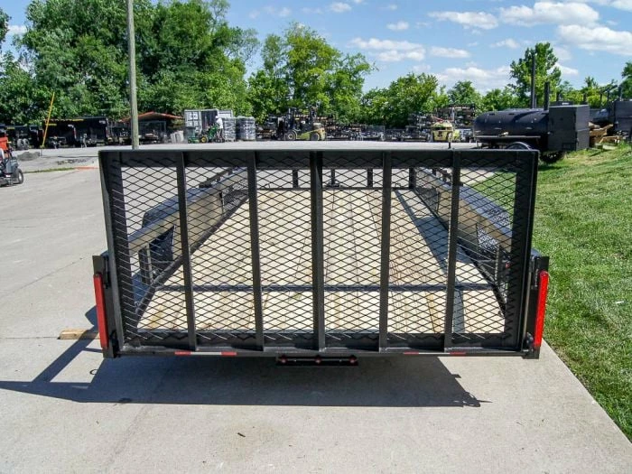 SLE Utility Trailers 6.4x16 Dovetail Utility Trailer With Side Baskets (2) 3500lb Axles - Image 5