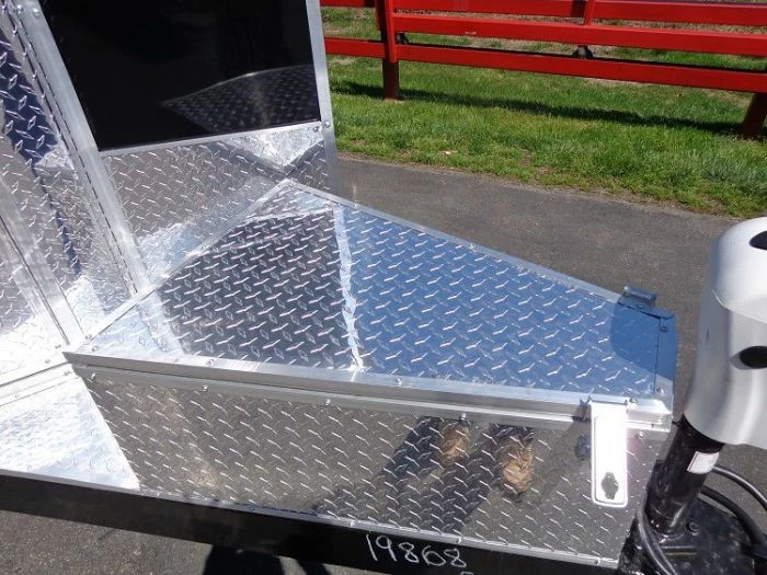 SLE Concessions Concession Trailer 8.5'x30' Event BBQ Smoker Catering (Black & Orange) Restroom - Image 6