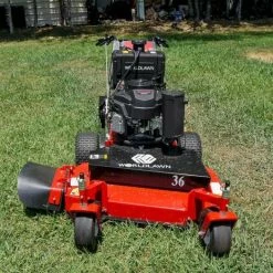 WorldLawn 36" Belt Fixed Walk Behind Mower 14.5 HP Kawasaki