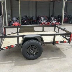 SLE Utility Trailers 5x8 Dovetail Utility Trailer Single 3,500lb Axle