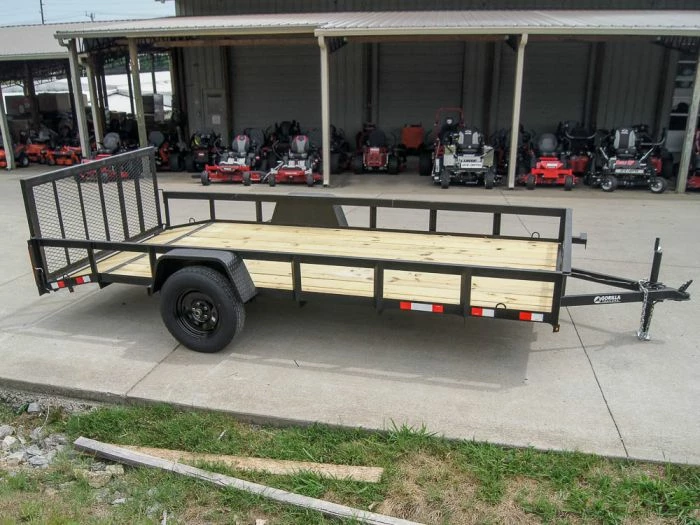 SLE Utility Trailers Utility Trailer 6.4'x14' Dovetail With Gate - Image 2