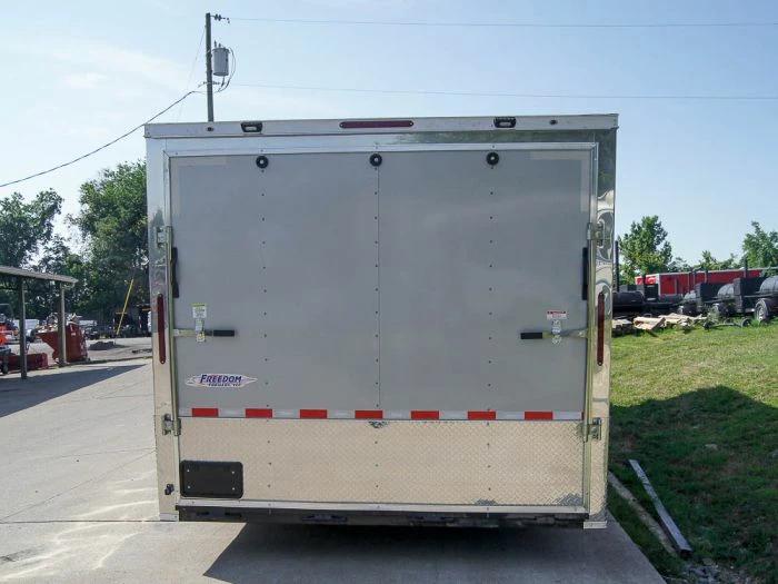 SLE Enclosed Trailers 8.5x24 Custom Silver Enclosed Trailer ATP Floor (2) 5200lb Axle Storage - Image 6