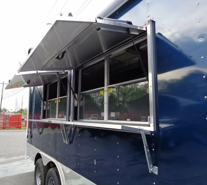 SLE Concessions Concession Trailer 8.5'x18' Blue - Catering Food Custom Vending - Image 3