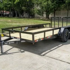 SLE Utility Trailers 7x14 Dovetail Utility Trailer (2) 3500lb Axles
