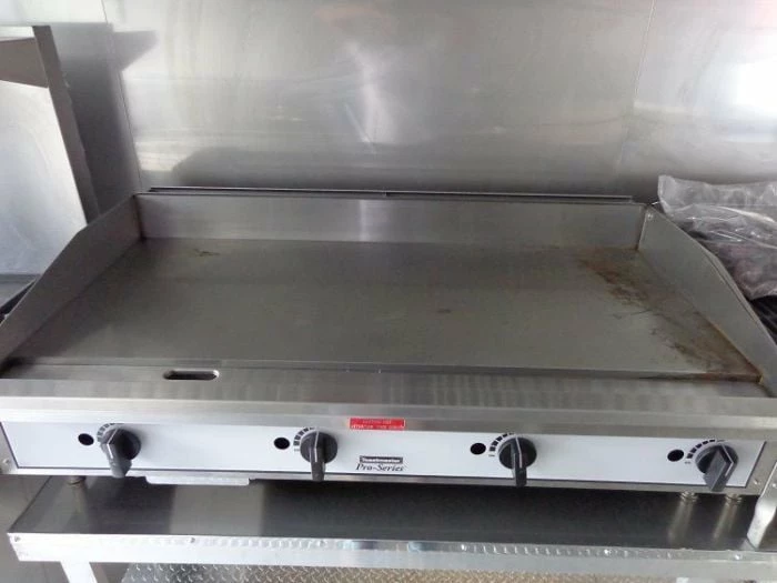 SLE Concessions Concession Trailer 8.5'x24' With Appliances Food Catering BBQ (Orange) - Image 5