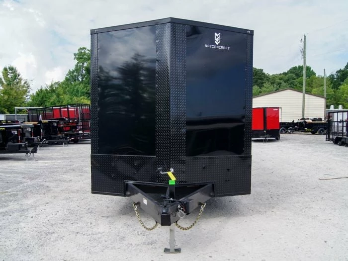 SLE Enclosed Trailers 8.5x28 Charcoal/Black Enclosed Trailer With Blackout Pkg (2) 7K Axles Storage - Image 2