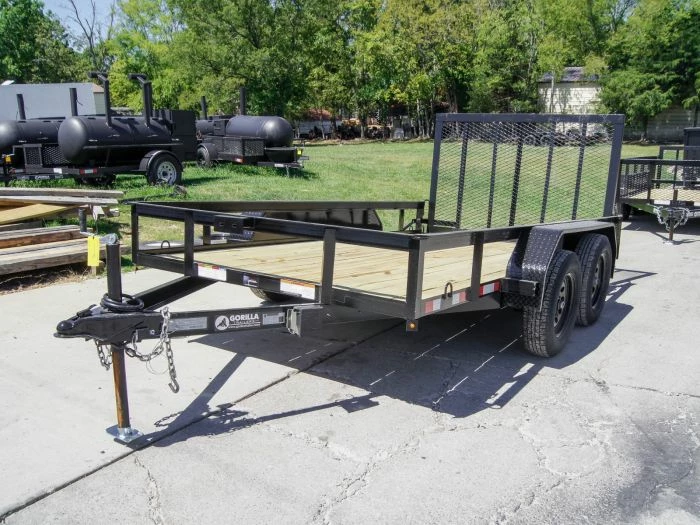 SLE Utility Trailers 6.4x12 Straight Deck Utility Trailer (2) 3,500lb Axles With Brakes - Image 2