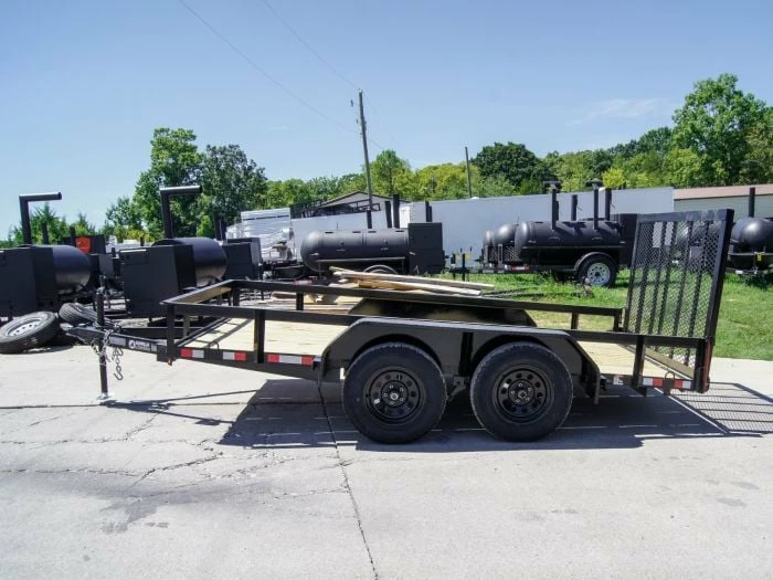 SLE Utility Trailers 6.4x12 Straight Deck Utility Trailer (2) 3,500lb Axles With Brakes - Image 3