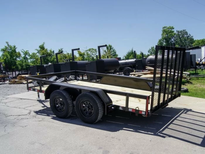 SLE Utility Trailers 6.4x12 Straight Deck Utility Trailer (2) 3,500lb Axles With Brakes - Image 4