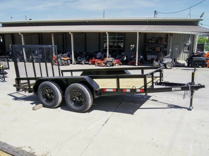 SLE Utility Trailers 6.4x12 Straight Deck Utility Trailer (2) 3,500lb Axles With Brakes