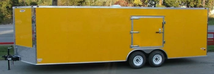 SLE Enclosed Trailers Enclosed Trailer 8.5'x24' Yellow - Mower Motorcycle Car Truck Hauler Storage - Image 5