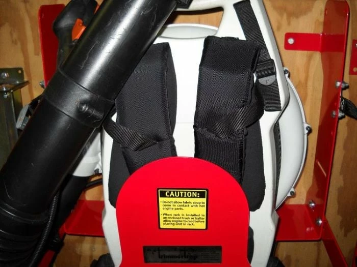 Trimmer Trap Enclosed Trailer General Purpose Blower & Sprayer Rack - Image 4