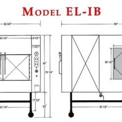 SLE Concessions Ole Hickory Pits EL-IB BBQ Smoker End Loading Rotating