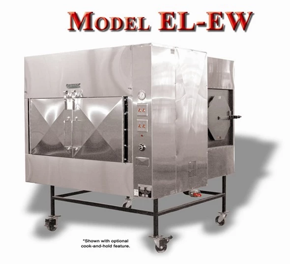 SLE Concessions Ole Hickory Pits Model EL-EW BBQ Smoker Commercial Revolving Rack - Image 5