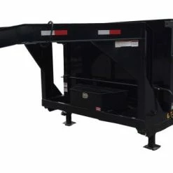 SLE Dump Trailers 7x12 Gooseneck Hydraulic Dump Trailer With 4ft Side (2) 6K Axles