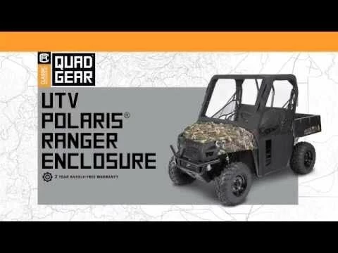 Classic Accessories Classic 52-242-010401-RT Polaris Ranger Mid-Size UTV Cab Enclosure Black - Image 5