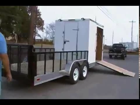 SLE Enclosed Trailers Enclosed Utility Hybrid Trailer 7'x20' - Lawn Mower Equipment Hauler Storage - Image 2