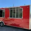 SLE Concessions Red 8.5x24 Food Catering Concession Food Trailer With Appliances