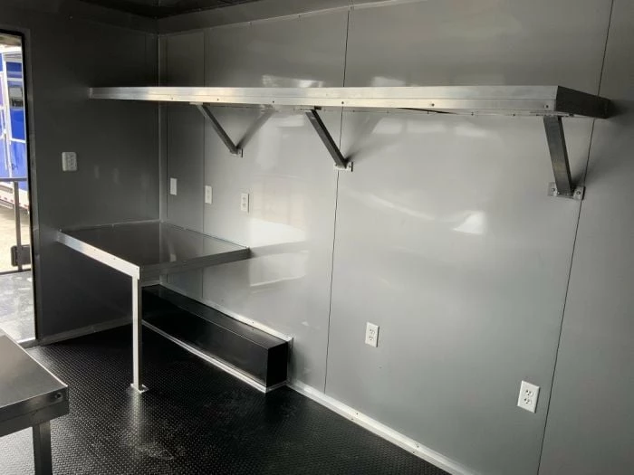 SLE Concessions 8.5' X 20' Black On Black Concession Food Trailer - Image 5