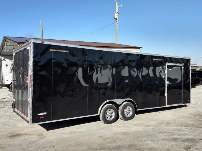 SLE Enclosed Trailers Enclosed Trailer 8.5' X 26' Black Race Ready Tandem 5,200lb Axles Storage - Image 5