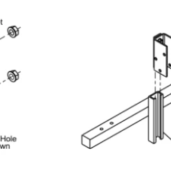 JRCO Universal Mount Bar Package Zero Turn Lawn Mowers JRCOMOUNT