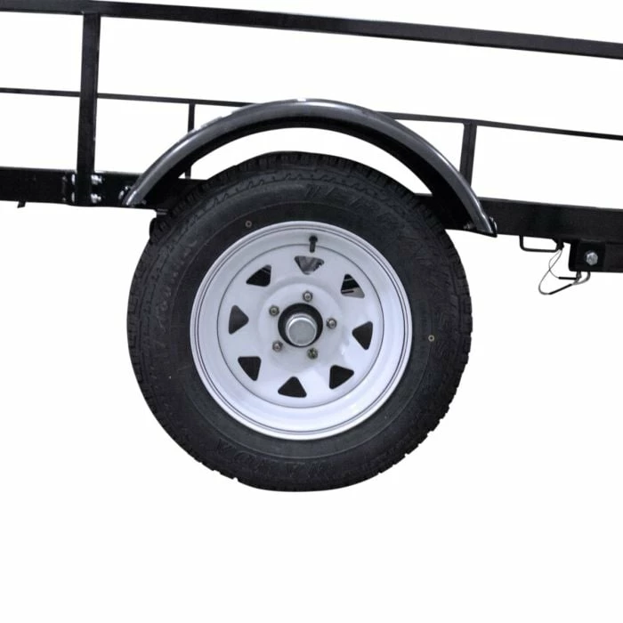 DK2 MMT6X10 6x10 Open Rail Utility Trailer With Drive-Up Gate - Image 5