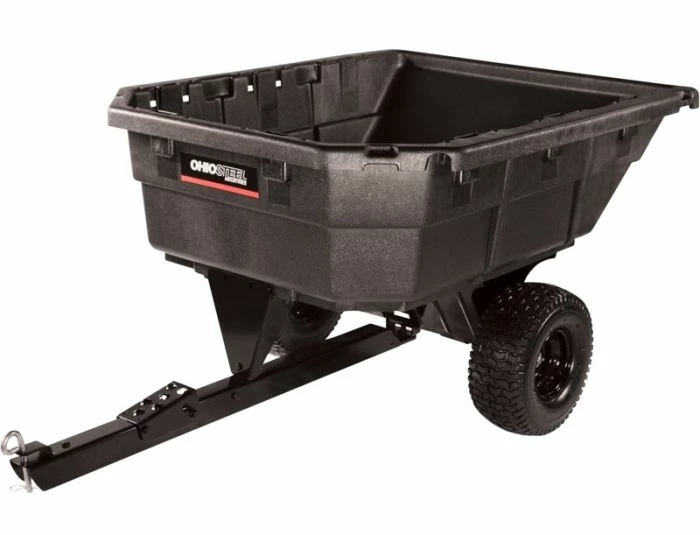 Ohio Steel 4048P-SD Poly Swivel Dump Cart - 12 Cu. Ft. 750 Lb