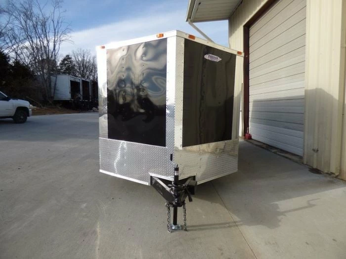 SLE Enclosed Trailers Enclosed Trailer 8.5'x12' Black - V-Nose Equipment Hauler Storage - Image 6