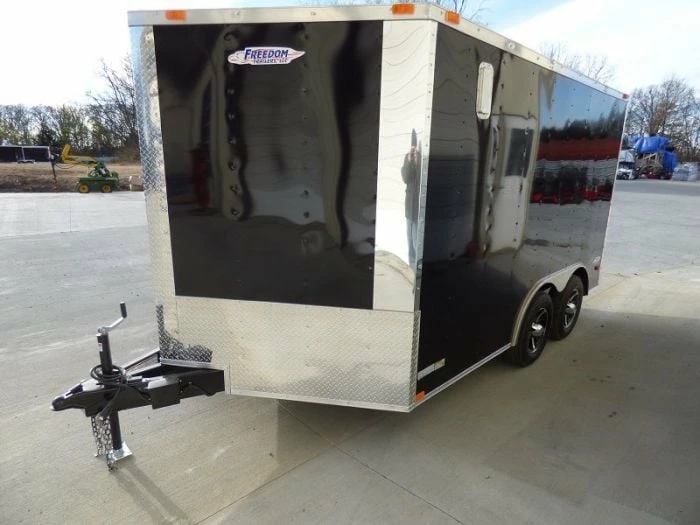 SLE Enclosed Trailers Enclosed Trailer 8.5'x12' Black - V-Nose Equipment Hauler Storage - Image 5