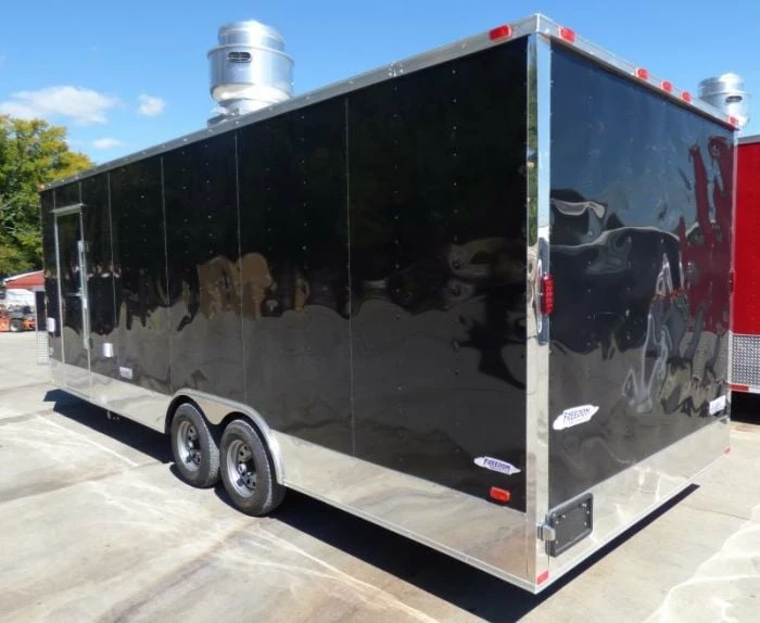 SLE Concessions Concession Trailer 8.5' X 24' Black - Food Event Catering BBQ - Image 4