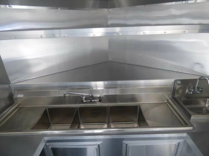 SLE Concessions Concession Trailer 8.5'x12' Orange - Vending Food BBQ Catering - Image 2