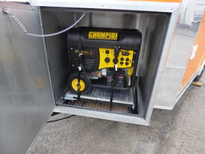 SLE Concessions Concession Trailer 8.5'x12' Orange - Vending Food BBQ Catering - Image 6