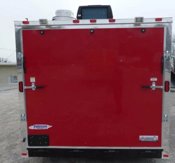 SLE Concessions Concession Trailer 8.5'x16' Red - Event Food Catering BBQ - Image 5