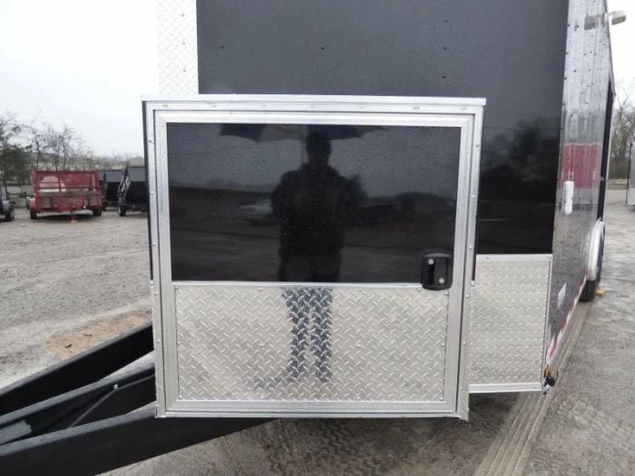 SLE Concessions Concession Trailer 8.5'x20' Black - BBQ Smoker Vending Catering - Image 6