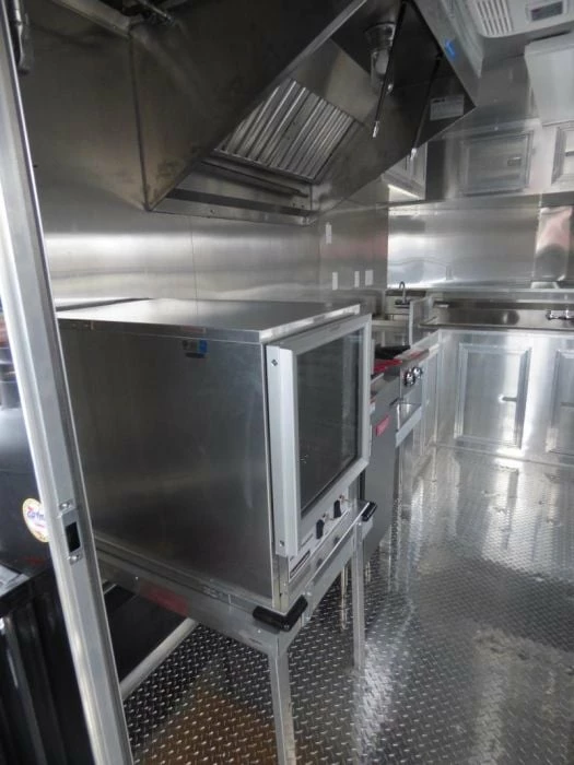 SLE Concessions Concession Trailer 8.5'x20' Black - BBQ Smoker Vending Catering - Image 2