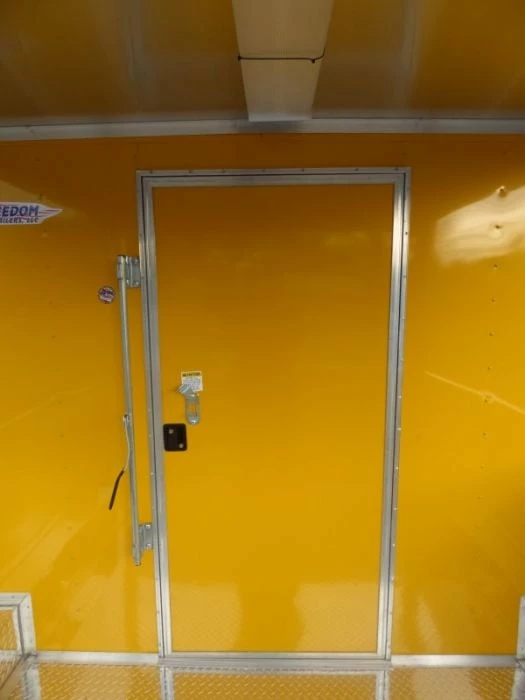 SLE Concessions Concession Trailer 8.5'x14' Yellow - Smoker BBQ Catering Event - Image 6