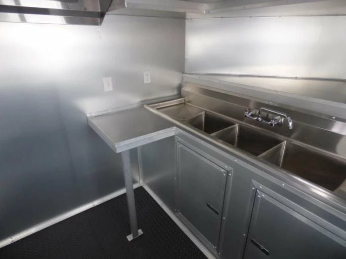 SLE Concessions Concession Trailer 8.5' X 20' Orange - Event Food Catering BBQ - Image 5