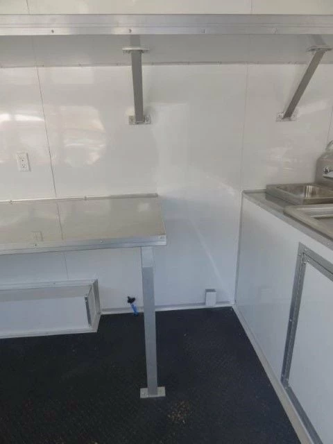SLE Concessions Concession Trailer 8.5' X 15' White - Food Event Catering - Image 6