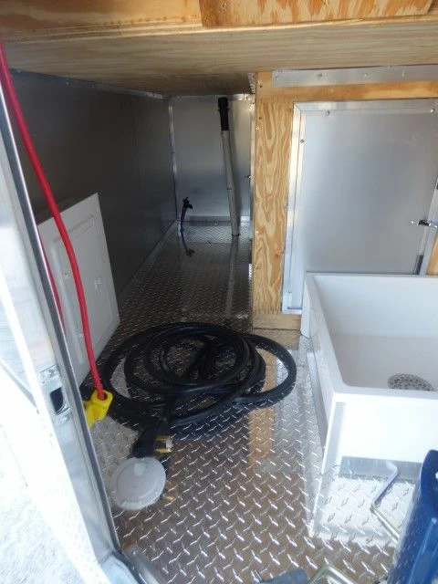 SLE Concessions Concession Trailer 8.5' X 30' Black - Food Event Catering - Image 6