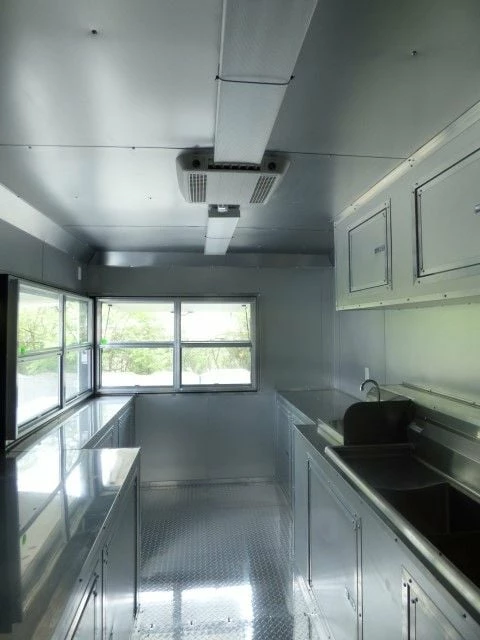 SLE Concessions Concession Trailer 8.5' X 16' White - Food Event Catering - Image 4