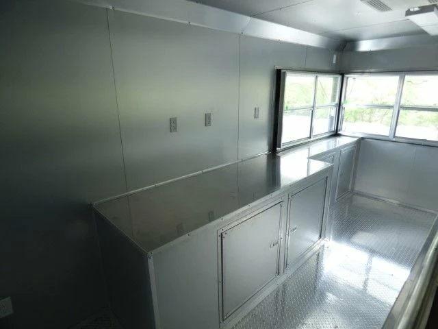 SLE Concessions Concession Trailer 8.5' X 16' White - Food Event Catering - Image 3