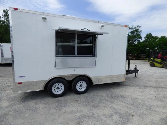 SLE Concessions Concession Trailer 8.5 X14 White - Event Catering And Vending - Image 5